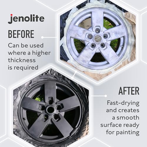 JENOLITE Primer Filler Aerosol, Quick-Drying Multi-Surface, Grey 1x16.9oz - color: GREY