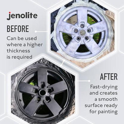JENOLITE Primer Filler Aerosol, Quick-Drying Multi-Surface, Grey 1x16.9oz - color: GREY