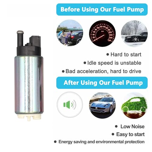 High Performance Fuel Pump with Installation Accessories Replacing Walbro GSS341 - size: GSS341(255LPH)