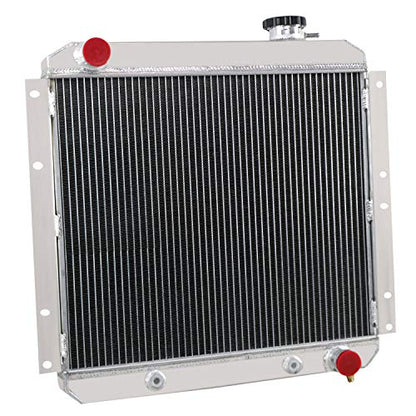 ALLOYWORKS 3 Row Aluminum Radiator for 1960-1984 Toyota Land Cruiser FJ40 FJ45 3.9/4.2L
