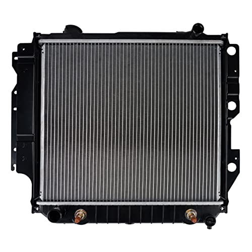 PHILTOP Automotive Replacement Engine Radiator for 1987-2006 Wrangler(w/o Quick Disconnect Fittings) External Transmission Oil Cooler Included - size: 1987-1995 1997-2006 Wrangler