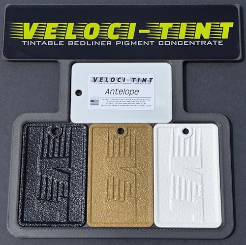 VelociTint Bedliner Pigment Concentrate 2oz Pouch for 2K Urethane Tintable Bed Liner 200+ Colors Available (Antelope) - color: Antelope