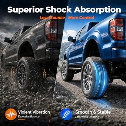 KUIPERAUTO Pair Rear Complete Struts w/Coil Spring Compatible with 2004-2006 Toyota Camry Solara Lexus ES330 Shock Absorbers 172207 172208 - size: 2x Rear Struts, style: 04-06 Toyota Camry