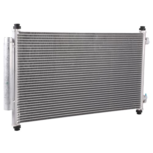 13031 Radiator with 3599 Condenser Fit for Honda CR-V 2.4L 2007-2009 Aluminum Radiator