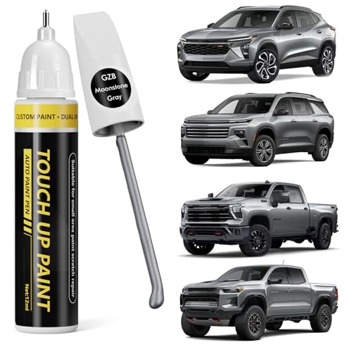 (Moonstone Gray (GZB) Car Touch Up Paint for GMC - color: Moonstone Gray (GZB) for 2025 Sierra/2024 Sierra/2023 Sierra/2025 Sierra EV/2025 YUKON & YUKON XL/2024 YUKON & YUKON XL/2026 HUMMER EV PICKUP/2025 HUMMER EV PICKUP/2024 HUMMER EV PICKUP/2026 HUMMER