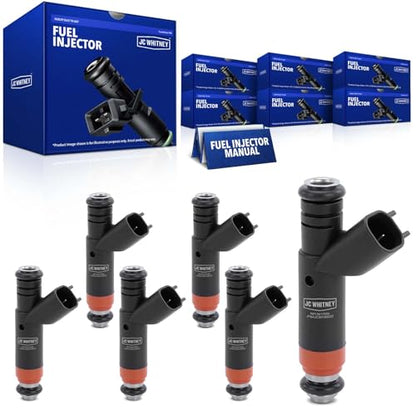 JC Whitney Set of 6 Fuel Injectors