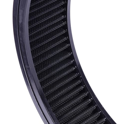 14"x3" Round Air Cleaner Filter Element High Flow (Black) - size: 14" x 3" Black