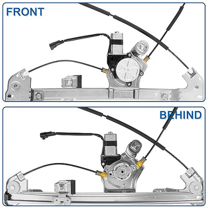 Obaee Window Regulator with Motor Front Right Passenger Side, OE 741-429 - size: Front Right Passenger Side