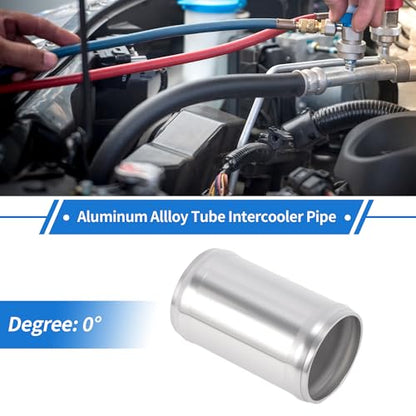 1.75" OD 0° 6063 Aluminum Alloy Tube Intercooler Pipe 3" Length - size: 1.75"OD 3"Length