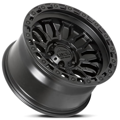 LOCK OFFROAD COMBAT-7969MB 17X9-6X139.7 1et - Matte Black with Matte Black Ring - color: Matte Black with Matte Black Ring, size: 17X9 - 6X139.7 1et