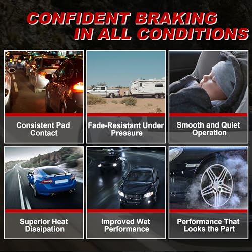 Front Brakes and Rotors Kit 12.64"(321mm) Compatible for Chevrolet