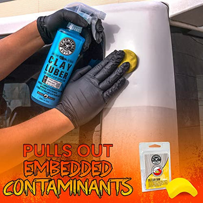 Chemical Guys, Clay Bar & Luber Combo Kit for Smooth Paint, 6-Piece Set