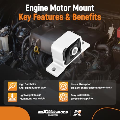 maXpeedingrods Engine Motor & Transmission Mount Set for Honda Element - size: for Honda Element 2003-2006 L4 2.4L