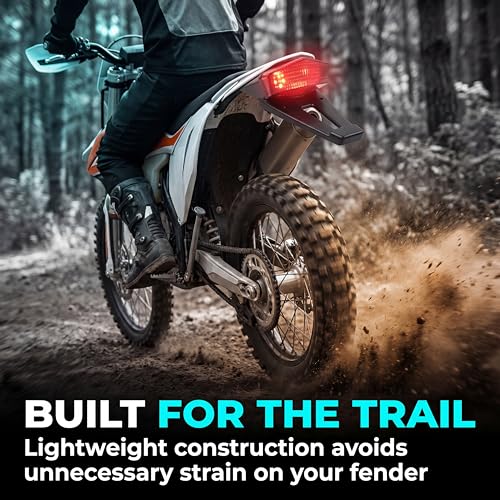 10 LEDs Integrated Motorcycle Tail Light - color: 10 Leds