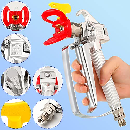 Chumia Airless Paint Spray Gun 3600PSI 517 Tip Swivel Joint Parts, 6 Sets