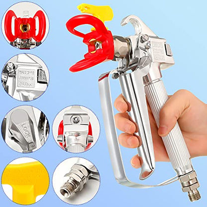 Chumia Airless Paint Spray Gun 3600PSI 517 Tip Swivel Joint Parts, 6 Sets