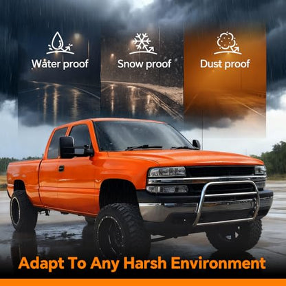 G-PLUS Headlights Compatible with Chevy Silverado 1999 2000 2001 2002 - size: [Clear] 1999-2002 Silverado