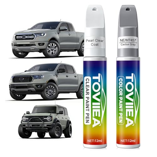 Cactus Gray(NE/M7457) Touch Up Paint for Ford - color: (NE/M7457)Cactus Gray for 2024 Bronco/2024 Maverick/2024 Ranger