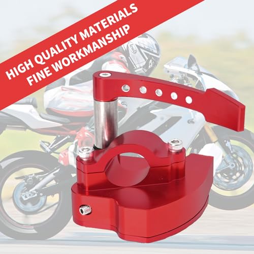 EATAKWARD 7/8" 22mm Universal Billet Throttle Thumb Assembly, ATV Throttle Lever Thumb Controller, Replacement for Yamaha Suzuki Polaris Can-Am Kawasaki Honda Arctic Cat KYMCO Dirt Bike ATV Quad, Red - color: Red