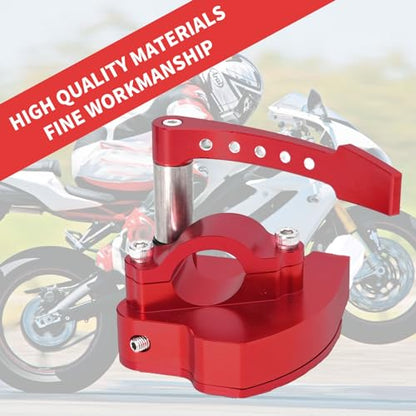 EATAKWARD 7/8" 22mm Universal Billet Throttle Thumb Assembly, ATV Throttle Lever Thumb Controller, Replacement for Yamaha Suzuki Polaris Can-Am Kawasaki Honda Arctic Cat KYMCO Dirt Bike ATV Quad, Red - color: Red