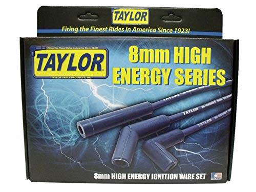 Taylor Cable 64671 Hi-Energy Spark Plug Wire Set, Blue