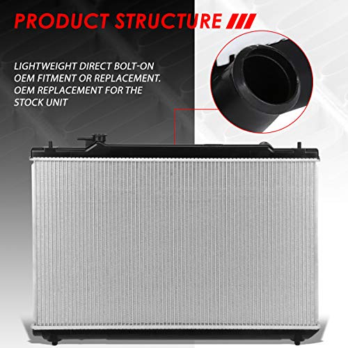 Auto Dynasty 2454 Radiator for 2001-2007 Toyota Highlander 2.4L AT/MT - color: 01-07 Highlander 2.4L AT/MT