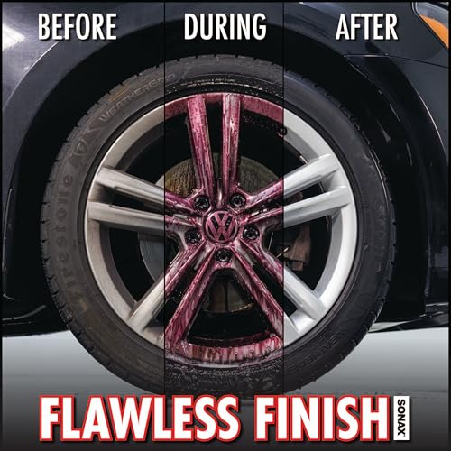 SONAX Wheel Cleaner Full Effect, Non-Acid Brake Dust Cleaner, 500 ml - size: 16.9 Fl Oz (Pack of 1)