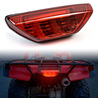 SAUTVS 1PC Red LED Tail Light for Honda Pioneer 500 TRX250 400X 2005-2024