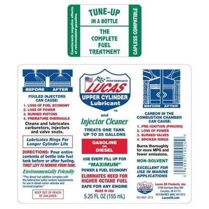 Lucas Oil 10013 Fuel Treatment - 1 Gallon (Pack of 4)