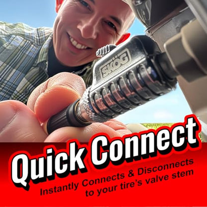 Chuck Mates Platinum Locking Air Chuck Quick-Connect, Open-Flow (1-Pack) - size: 1 Pack, style: Best for Portable Tire Inflators