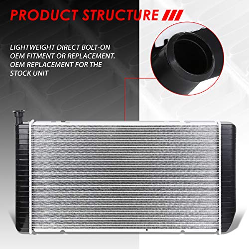 Auto Dynasty 1693 Radiator for 1992-2000 Chevy GMC C/K Suburban 3500HD - color: 92-00 C/K 5.0L 5.7L 7.4L