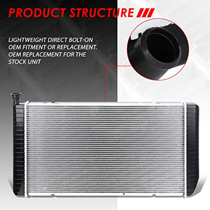 Auto Dynasty 1693 Radiator for 1992-2000 Chevy GMC C/K Suburban 3500HD - color: 92-00 C/K 5.0L 5.7L 7.4L