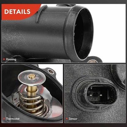 A-Premium Engine Coolant Thermostat Housing Assembly with O-ring