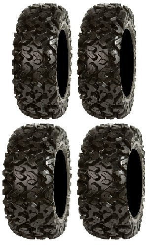 Full set of Sedona Rip Saw 26x9-12 and 26x11-12 ATV Tires (4)