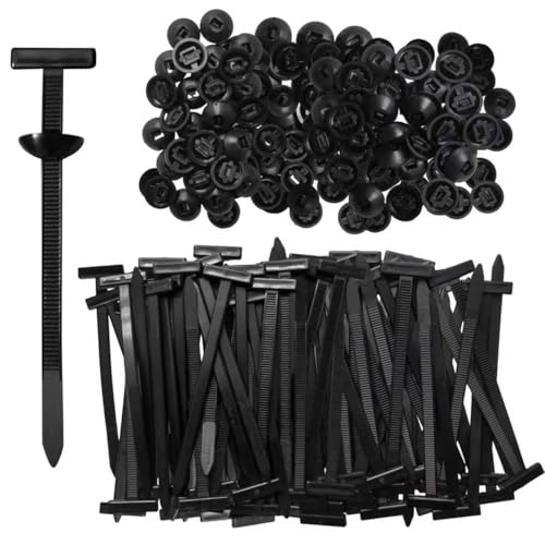 200Pcs Nylon Universal Cable Tie Buckle for Car, New Multifunctional Heavy Duty Self Locking Automotive Fasteners for DIY Car Repair, Wire Management, Home,Office Use