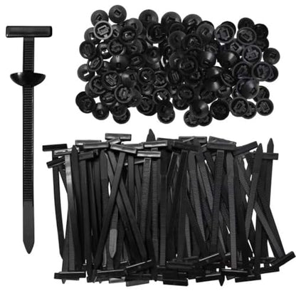 200Pcs Nylon Universal Cable Tie Buckle for Car, New Multifunctional Heavy Duty Self Locking Automotive Fasteners for DIY Car Repair, Wire Management, Home,Office Use