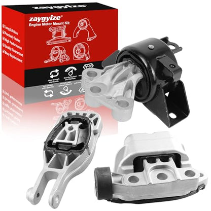 Engine Motor & Transmission Mount fit for 12-19 Chevy Sonic L4 1.4L Manual - size: 2012 -2019 for Chevy Sonic L4-1.4L Manual