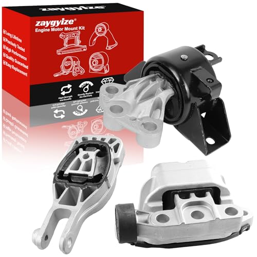 Engine Motor & Transmission Mount fit for 12-19 Chevy Sonic L4 1.4L Manual - size: 2012 -2019 for Chevy Sonic L4-1.4L Manual