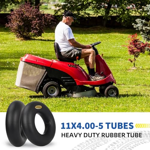 GICOOL 11x4.00-5 Inner Tubes, TR-13 Valve Stem 2 Pack - size: 11x4.00-5,TR-13