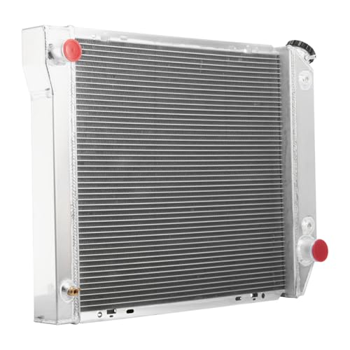 2 Row Aluminum Radiator For 1980-1984 Ford F150 F250 F350 Bronco 1980-83 F100 4.9L l6 AT