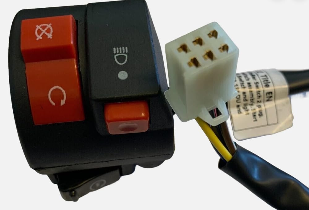Coleman 6 Wires Left Kill Start Ignition Switch Coleman 125cc ATV AT125TU AT125-EX AT125-UT AT125Y / 200cc ATV TAOTAO Quad 4 Wheeler