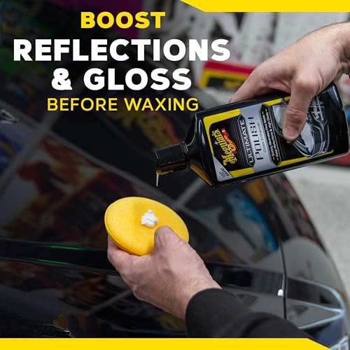 Meguiar's G19216EU Ultimate Car Polish Pre-Waxing Glaze 473ml. For deep reflections and maximum gloss - size: 15.99 Fl Oz (Pack of 1)
