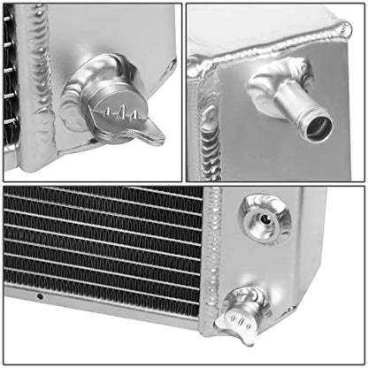 DNA Motoring RA-CCV889-3 3-Row Full Aluminum Radiator Compatible with 91-96 Corvette V8 MT,23.50 x 18.00 x 2.13,1.50"Inlet/ 1.625"Outlet - style: 91-96 Corvette V8 MT