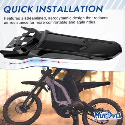 Extended Rear Fender for SurRon Light Bee X/S Long Dirt Pit Mudguards - style: Extended Longer Rear Fender