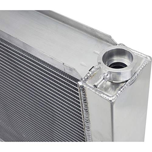Race Pro SBC Compatible with Chevy 3-Row Aluminum Racing Radiator, 28x19