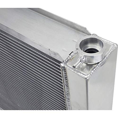 Race Pro SBC Compatible with Chevy 3-Row Aluminum Racing Radiator, 28x19