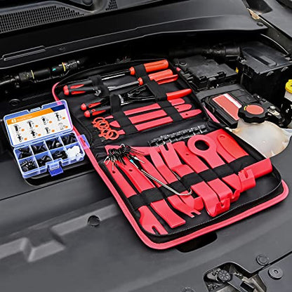 GOOACC 88Pcs Auto Trim Removal Tool and Push Pin Retainer Clip Set - color: 48Pcs Remover + 40Pcs Clips