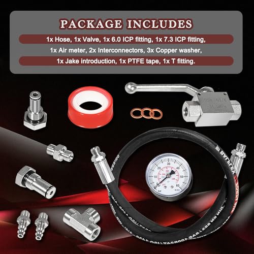 High Pressure Oil System IPR Air Test Tool Special Kit