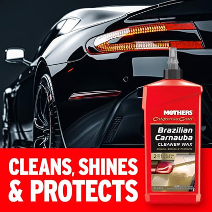 Mothers California Gold Brazilian Carnauba Cleaner Wax, 16 oz. (05701) - size: 16 Fl Oz (Pack of 1)