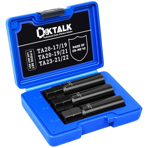 10 Spline Lug Nut Key Set, 3-Piece Thick Wall Spline Socket Set - size: 3PCS Spline Lug Nut Socket Set